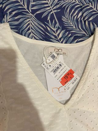 Vestido blanco Milano verano talla única