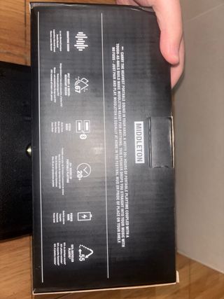 Altavoz Marshall Middleton Negro/Dorado