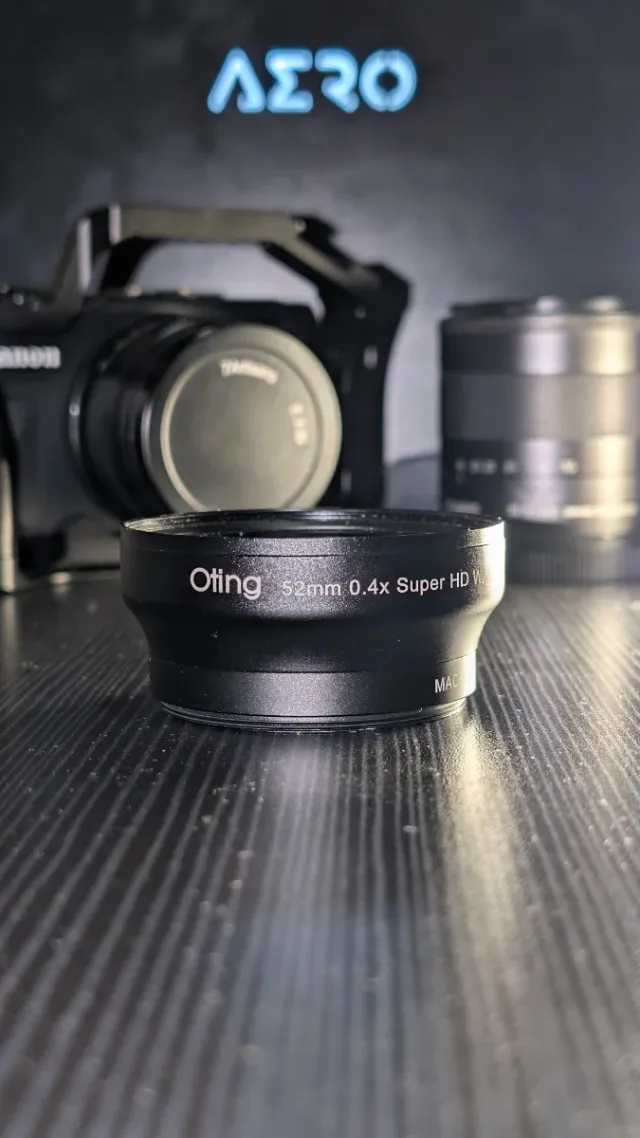 Canon EOS M Kit Câmera + 4 Lentes + Cage