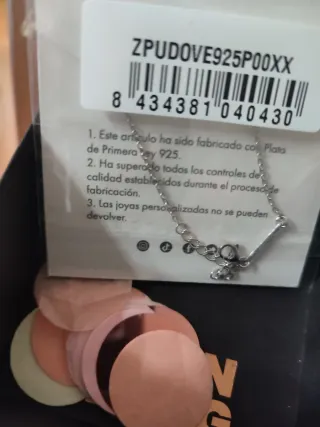 Colgante Ala SINGULARU Plata