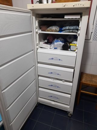 Congelador vertical alto 140 Whirpool 6 cajones