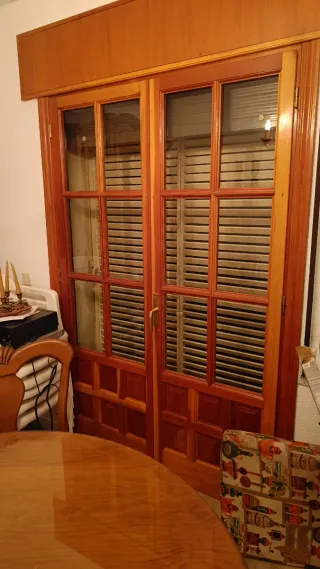 Ventanas Madera con Persianas Aluminio