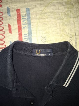 Polo Fred Perry Talla S Negro