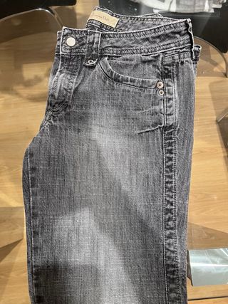 Tejano Massimo Dutti Negro/Gris