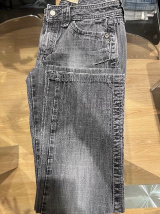 Tejano Massimo Dutti Negro/Gris