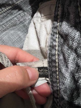 Tejano Massimo Dutti Negro/Gris