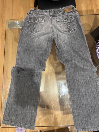 Tejano Massimo Dutti Negro/Gris