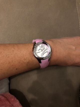 Reloj Calypso Rosa y Plateado