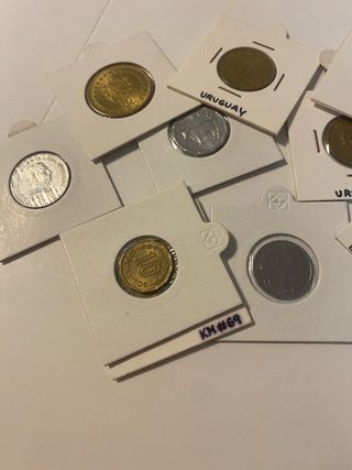 Lote 10 Monedas Uruguay