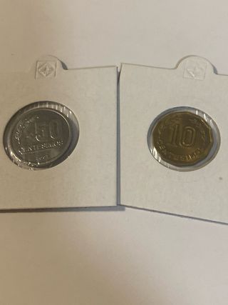 Lote 10 Monedas Uruguay