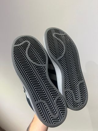 Zapatillas Adidas Campus Negras y Blancas