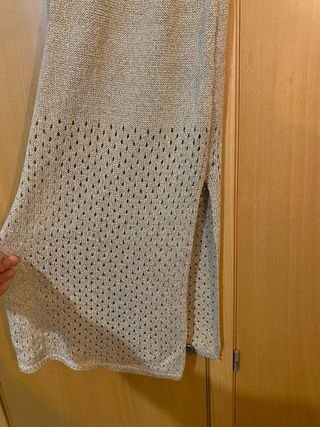 Vestido dorado tejido sin estrenar
