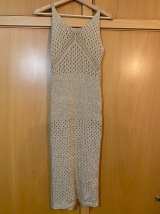 Vestido dorado tejido sin estrenar