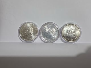 3 Monedas Plata España 