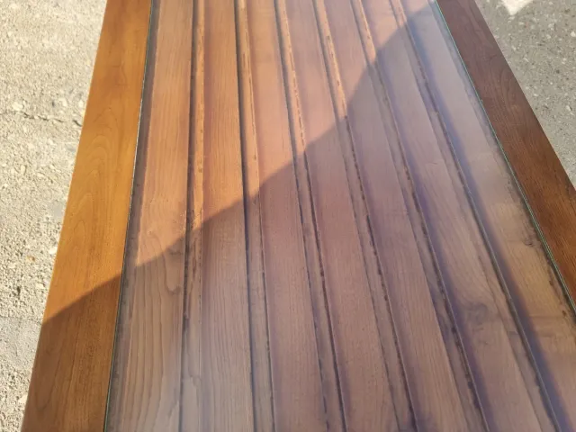 Mesa de centro madera y cristal