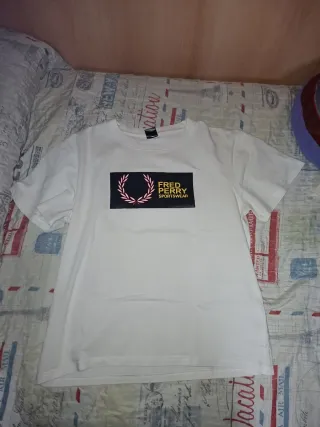 Camiseta Fred Perry Blanca