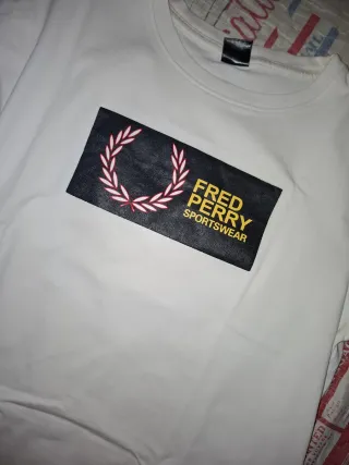 Camiseta Fred Perry Blanca