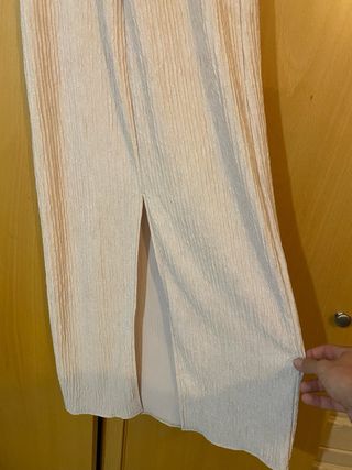 Vestido largo SHEIN beige