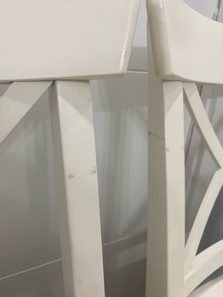 URGE 4 Sillas Comedor Ikea Madera Blanca