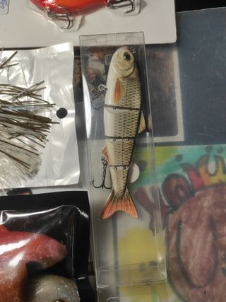 Lote señuelos pesca lucio
