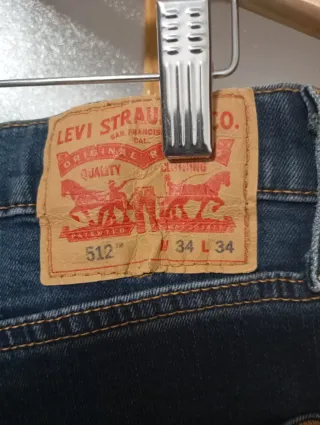 Pantalón Levis 512 Hombre Talla 34