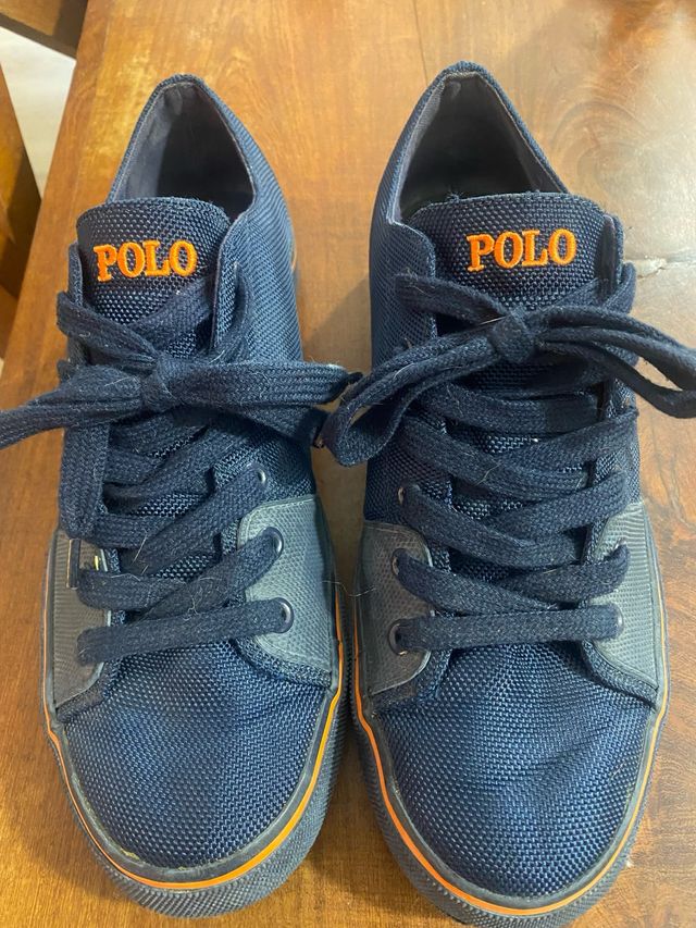 Zapatillas Polo Ralph Lauren Azul Naranja
