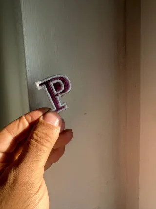 Lettere personalizzate in tessuto