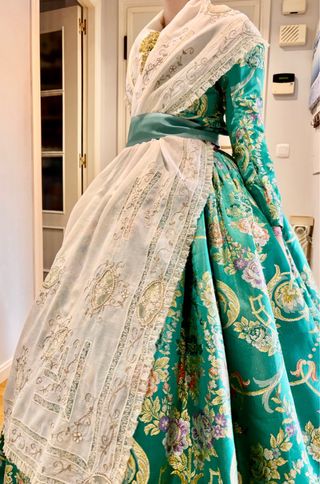 Traje de Fallera Verde