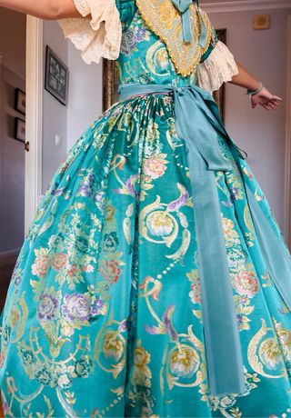 Traje de Fallera Verde