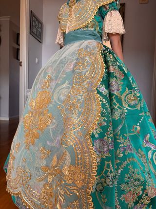 Traje de Fallera Verde