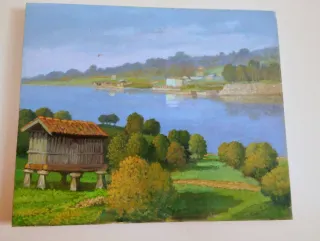 Cuadro al óleo sobre lienzo y con bastidor