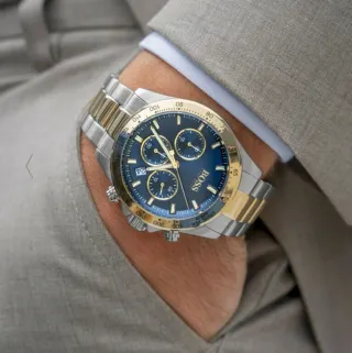 Reloj Hugo Boss Hero Cronógrafo Cuarzo Acero / Oro