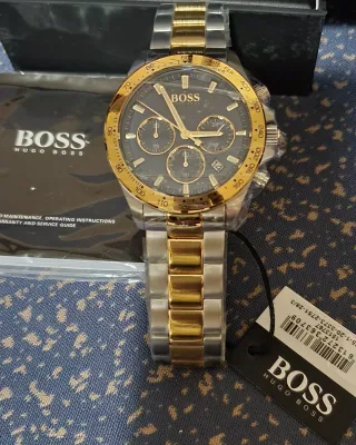 Reloj Hugo Boss Hero Cronógrafo Cuarzo Acero / Oro