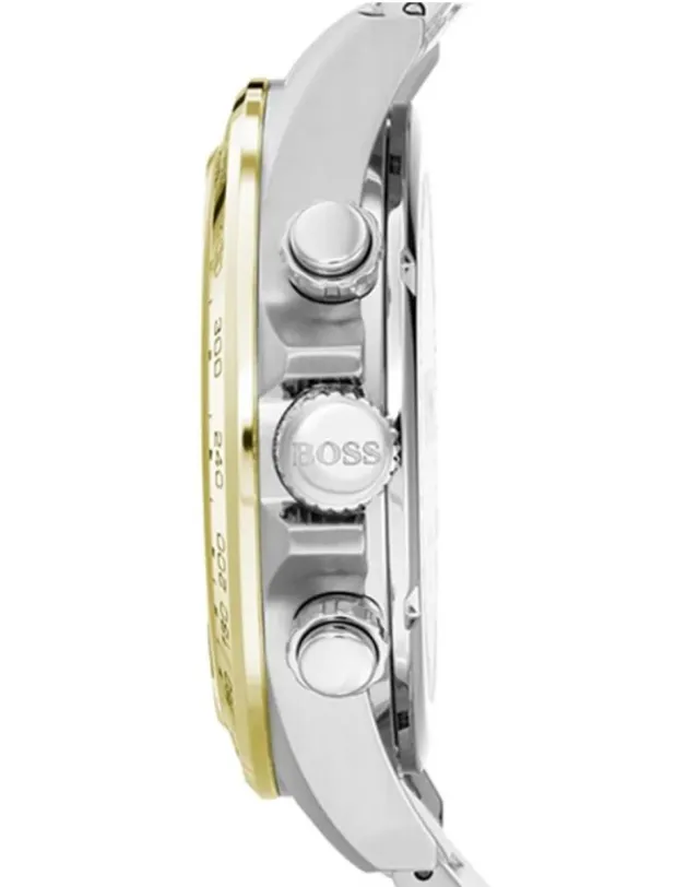 Orologio al quarzo Hugo Boss Hero Chronograph in acciaio dorato 2