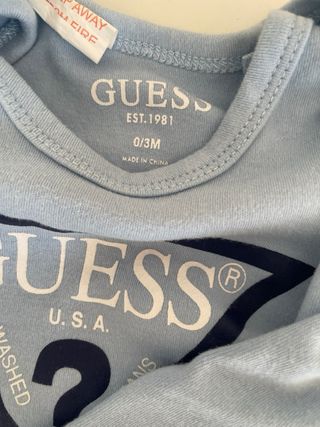 Body Guess neonato blu