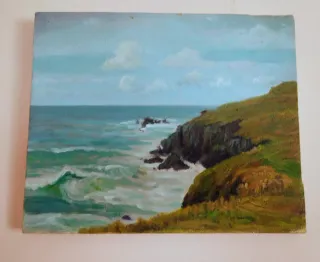 Cuadro al óleo sobre lienzo, con bastidor.