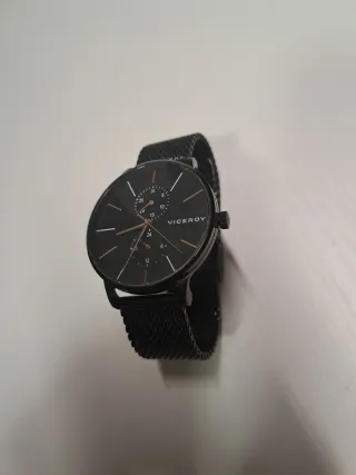 Reloj Viceroy Acero Negro Calendario