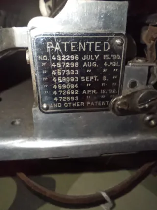 Macchina da scrivere antica Blickensderfer