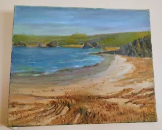 Cuadro al óleo sobre lienzo con bastidor