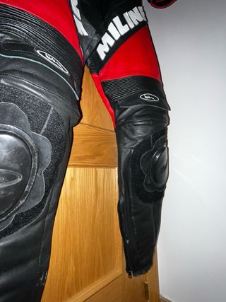 Mono de Moto Miline Negro/Rojo Talla S