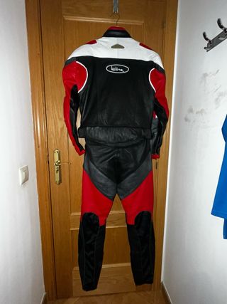 Mono de Moto Miline Negro/Rojo Talla S