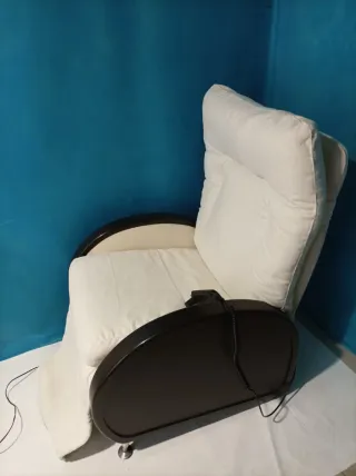Butaca Reclinable Eléctrica Blanca