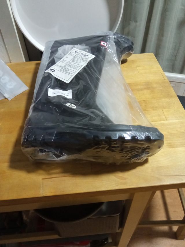 Botas de agua negras talla 38