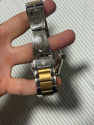 Reloj Maserati Traguardo 45mm Oro y Plata