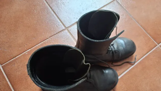 Botas de exército pretas