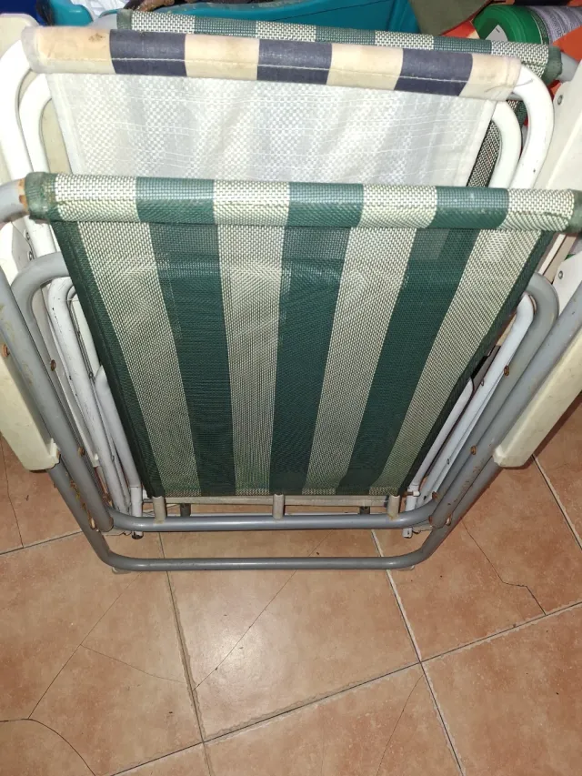 Lote 4 Sillas Playa Plegables