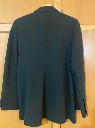 Chaqueta Zara verde mujer 