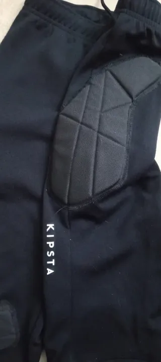 Pantalón portero negro con protecciones 8/10 años 