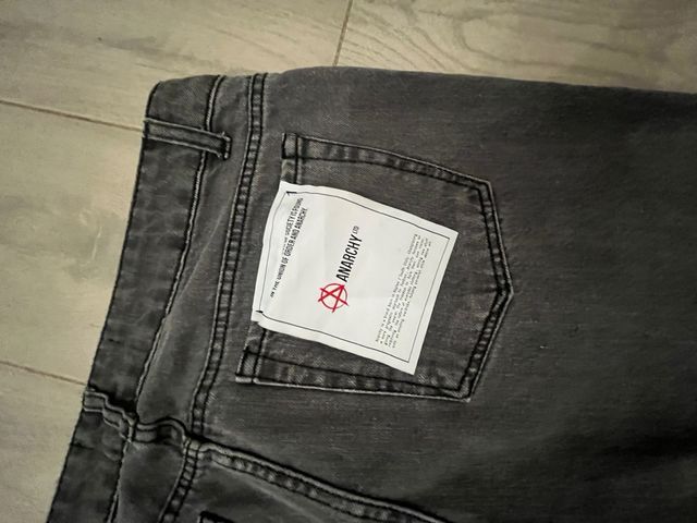 Jeans Anarchy grigi lunghi