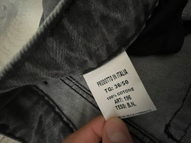 Jeans Anarchy grigi lunghi